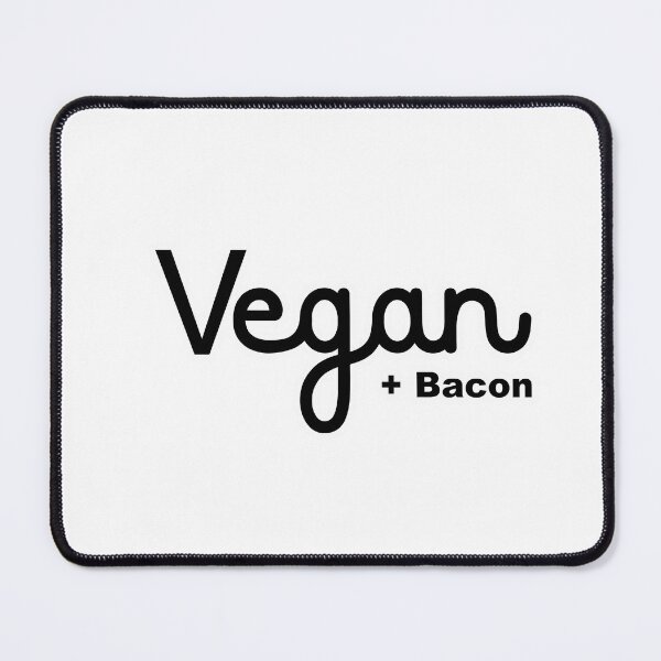 Item preview, Vegan Plus Bacon - Irony - Funny Vegan designed and sold by CattlettArt.