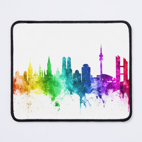 Item preview, Munich Germany Skyline designed and sold by ArtPrints.