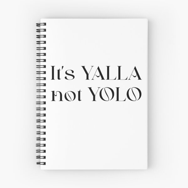Item preview, It's YALLA not YOLO designed and sold by Red123shop.