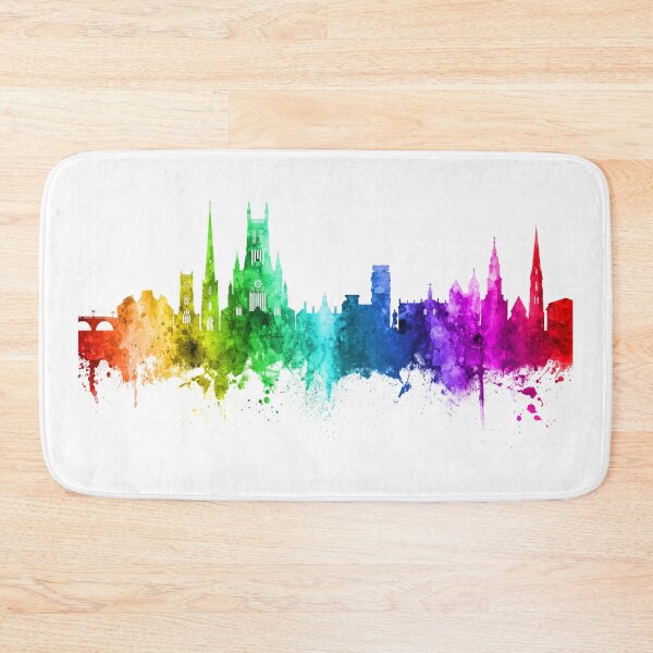 Item preview, Worcester England Skyline designed and sold by ArtPrints.