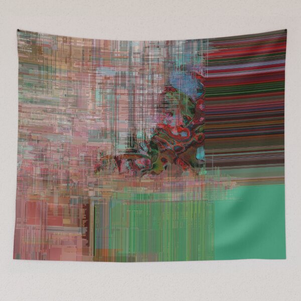 Item preview, Contemporary deconstruction of flowers glitch abstract texture  designed and sold by stuukstly.