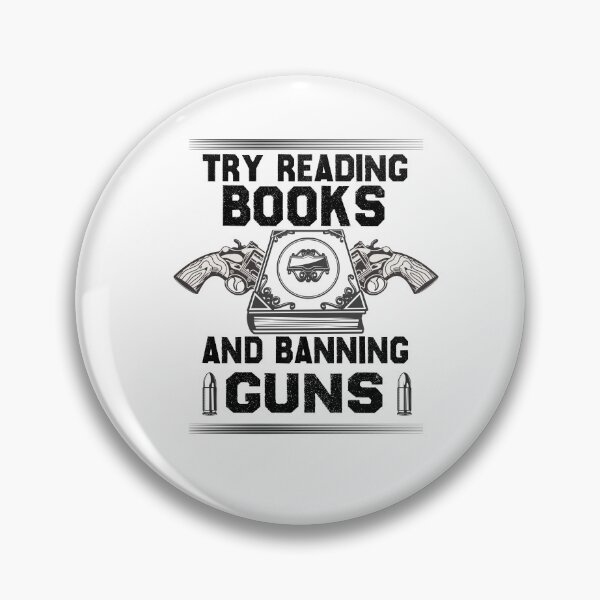 Item preview, Try Reading Books And Banning Guns, Book Lover's Gift designed and sold by Kitten2220.