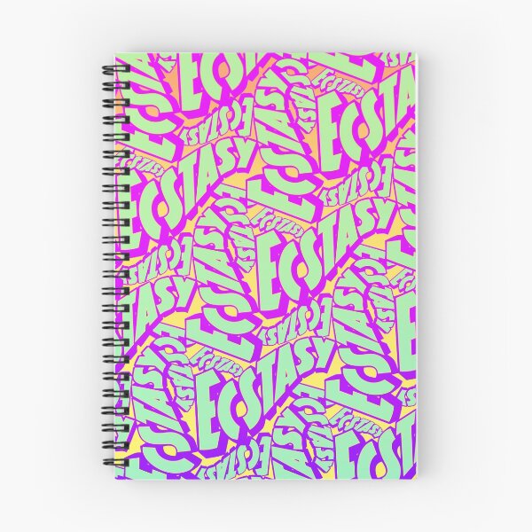 Item preview, 'Ecstacy' 70's Psych Poster Fade Pattern designed and sold by Chaparralia.