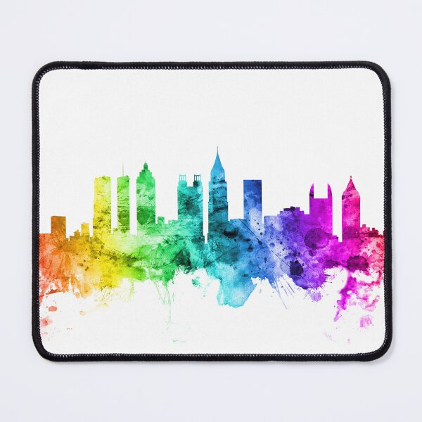 Artikelvorschau, Atlanta Georgia Skyline entworfen und verkauft von ArtPrints.