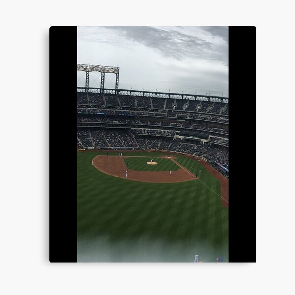 Citi Field New York Mets Baseball Stadium Print Black White 