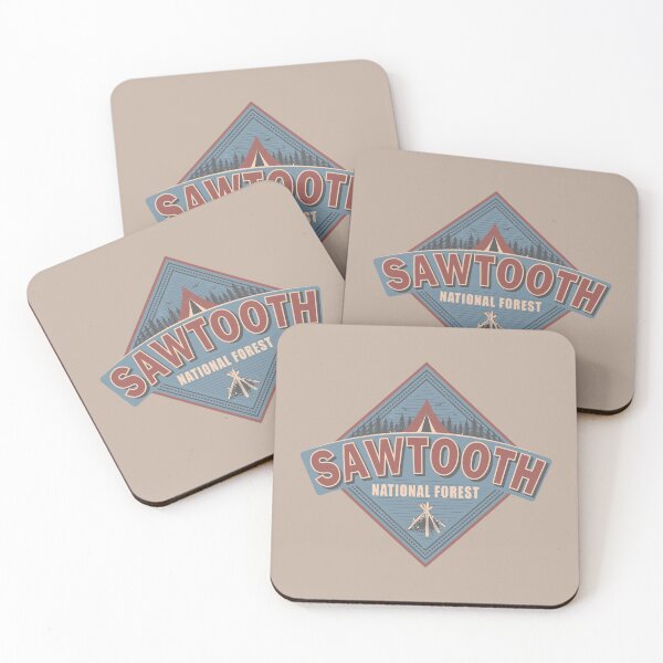 Item preview, Sawtooth National Forest Idaho Vintage US Camping Design designed and sold by CynthiaGraphics.