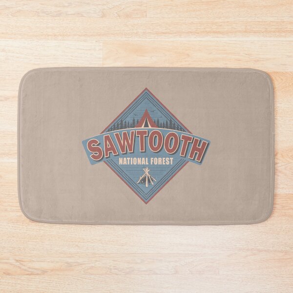 Item preview, Sawtooth National Forest Idaho Vintage US Camping Design designed and sold by CynthiaGraphics.