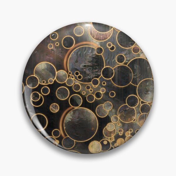Item preview, Golden union circles abstract art designed and sold by stuukstly.
