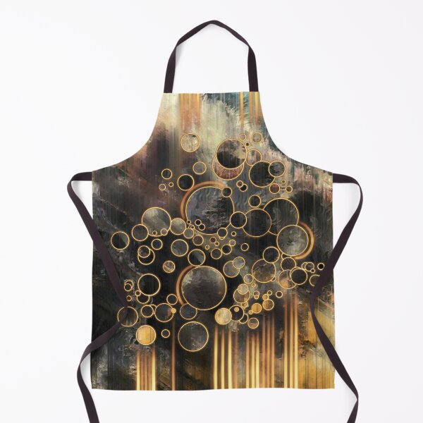 Item preview, Golden union circles abstract art designed and sold by stuukstly.