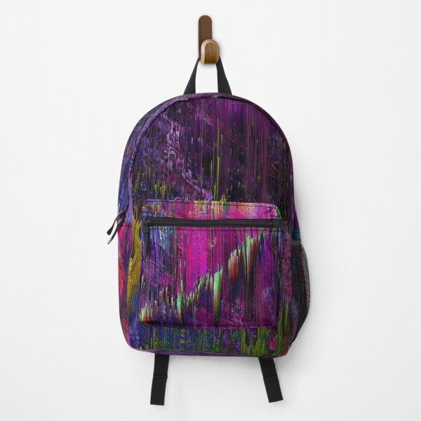 Item preview, Road to the mountain purple glitch abstract art designed and sold by stuukstly.