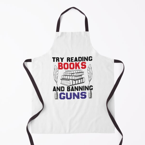 Item preview,  Reading Books And Banning Guns, Book Lover's Gift designed and sold by Kitten2220.