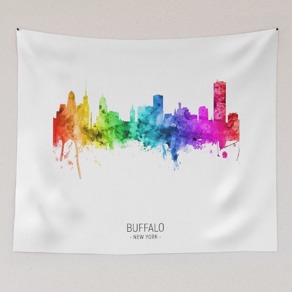 Item preview, Buffalo New York Skyline designed and sold by ArtPrints.