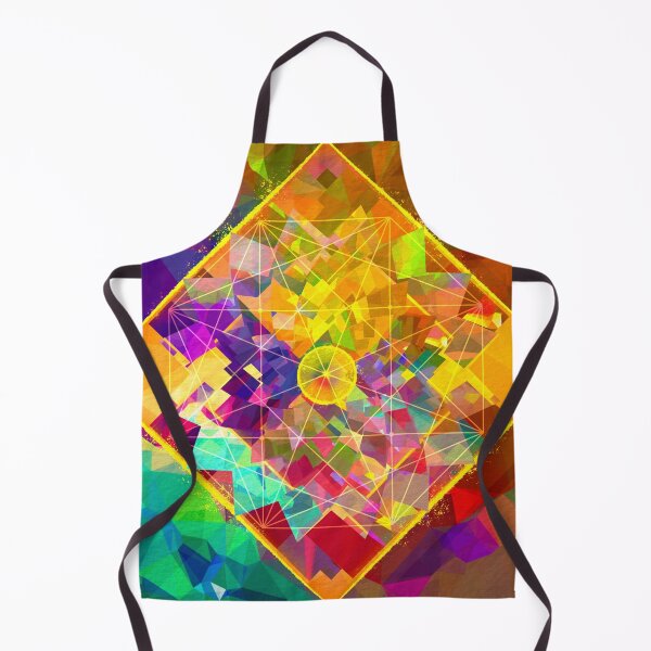 Item preview, Meeting point geometric rainbow abstract art designed and sold by stuukstly.