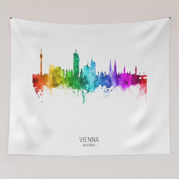 Item preview, Vienna Austria Skyline designed and sold by ArtPrints.