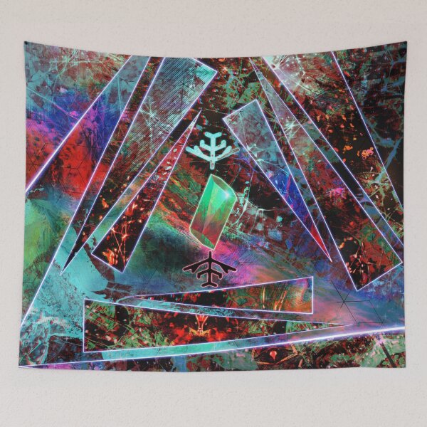 Item preview, Long winter geometric triangle abstract art  designed and sold by stuukstly.