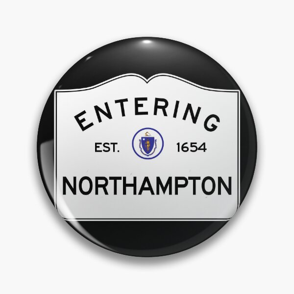 Item preview, Entering Northampton Massachusetts - Commonwealth of Massachusetts Road Sign designed and sold by NewNomads.