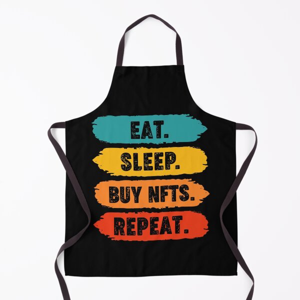 Item preview, Eat Sleep Collect NFTs Repeat - Funny Crypto NFT designed and sold by nft-millionaire.