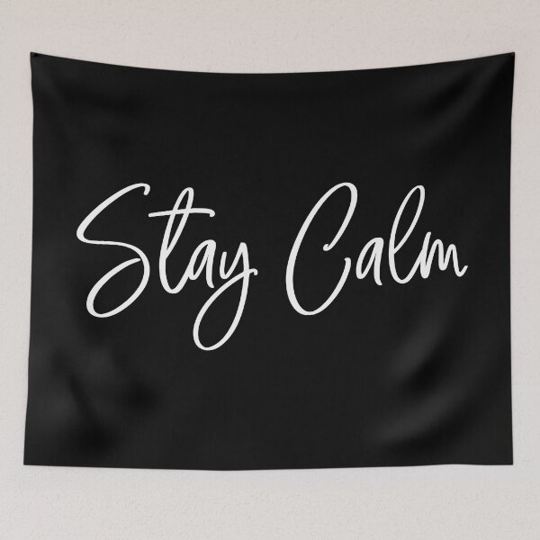 Item preview, Stay Calm - handwritten designed and sold by heyluckyseven.