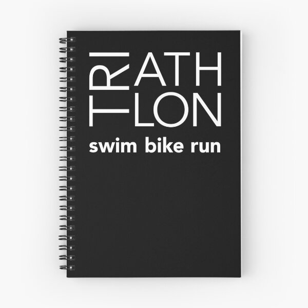 Item preview, Triathlon 7 swim bike run black designed and sold by sangidesign.