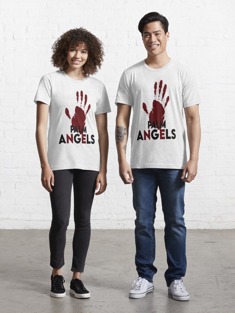LOS ANGELES SPRAYED T-SHIRT in white - Palm Angels® Official
