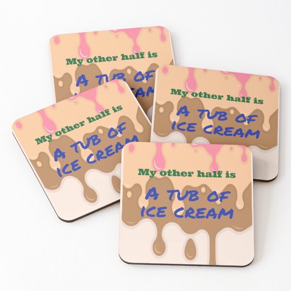 Item preview, My other half is a tub of ice cream designed and sold by Jho251981.
