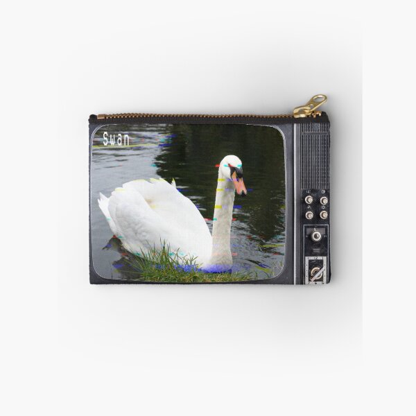 Item preview, Swan on old TV  designed and sold by J-Brezy.
