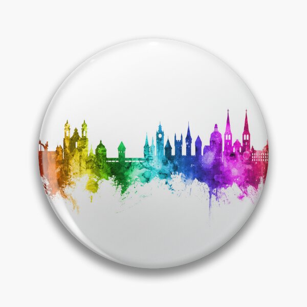 Item preview, Lucerne Switzerland Luzern Skyline designed and sold by ArtPrints.