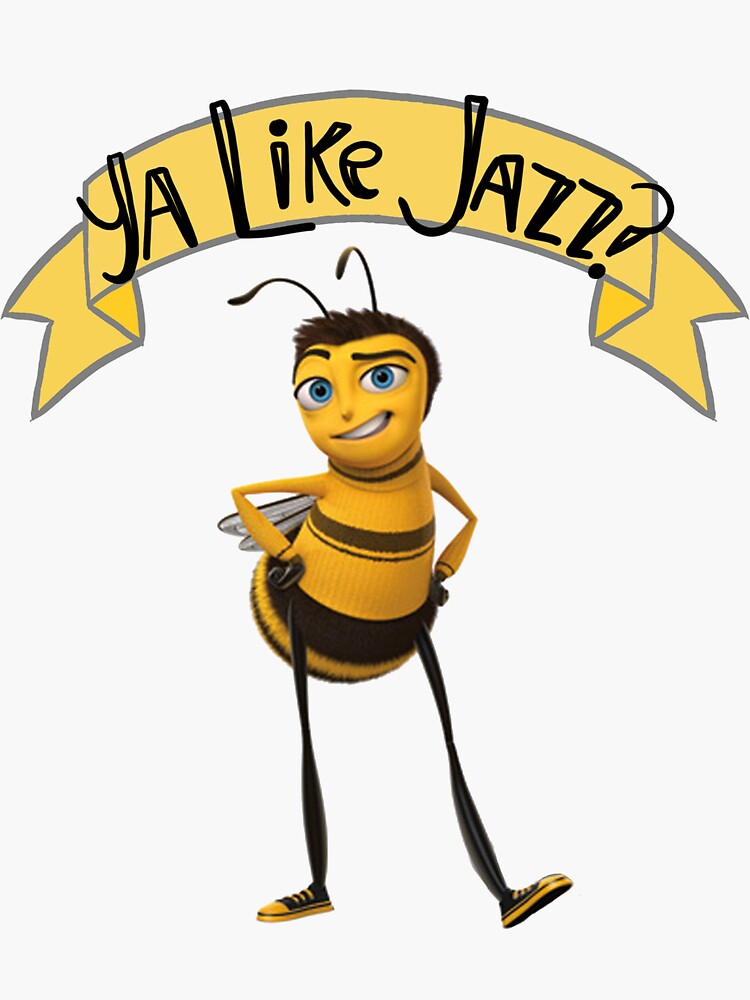 "Ya Like Jazz?" Sticker for Sale by old-clowns | Redbubble