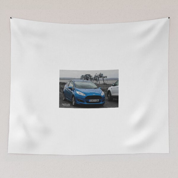 Item preview, BLUE FORD FIESTA AT THAMESIDE NATURE PARK designed and sold by karlthorndick.