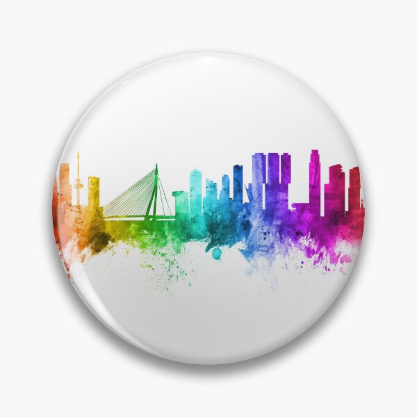 Artikelvorschau, Rotterdam The Netherlands Skyline entworfen und verkauft von ArtPrints.