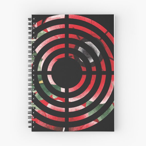 Item preview, Nope with Target Bold Red Floral Motif Meme Ironic Satire designed and sold by zicutza.