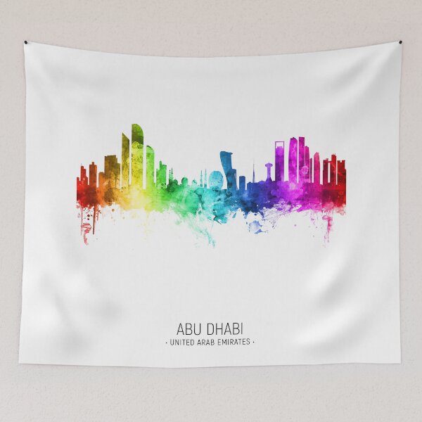 Item preview, Abu Dhabi Skyline designed and sold by ArtPrints.