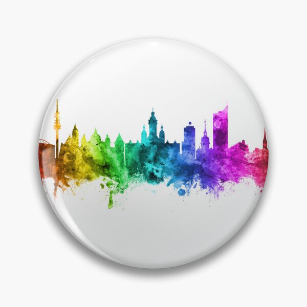 Item preview, Leipzig Germany Skyline designed and sold by ArtPrints.