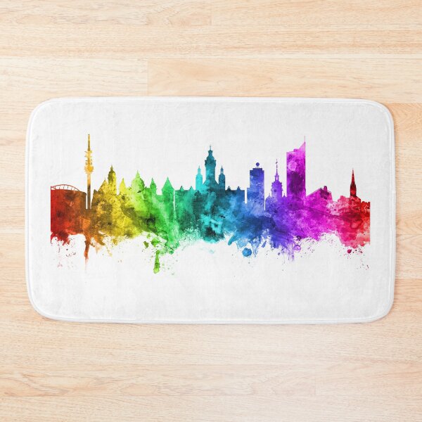 Item preview, Leipzig Germany Skyline designed and sold by ArtPrints.