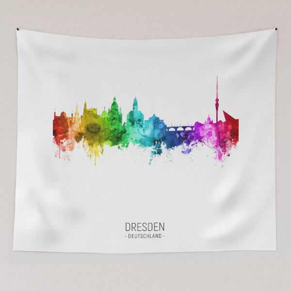 Item preview, Dresden Germany Skyline designed and sold by ArtPrints.