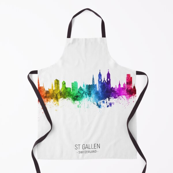 Item preview, St Gallen Switzerland Skyline designed and sold by ArtPrints.
