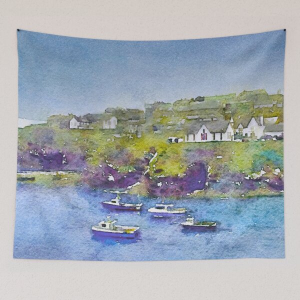 Item preview, Sea Wall of North Cornwall designed and sold by Susan Maxwell Schmidt.