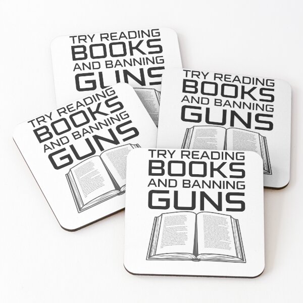 Item preview,   Reading Books And Banning Guns, Book Lover's Gift designed and sold by Kitten2220.