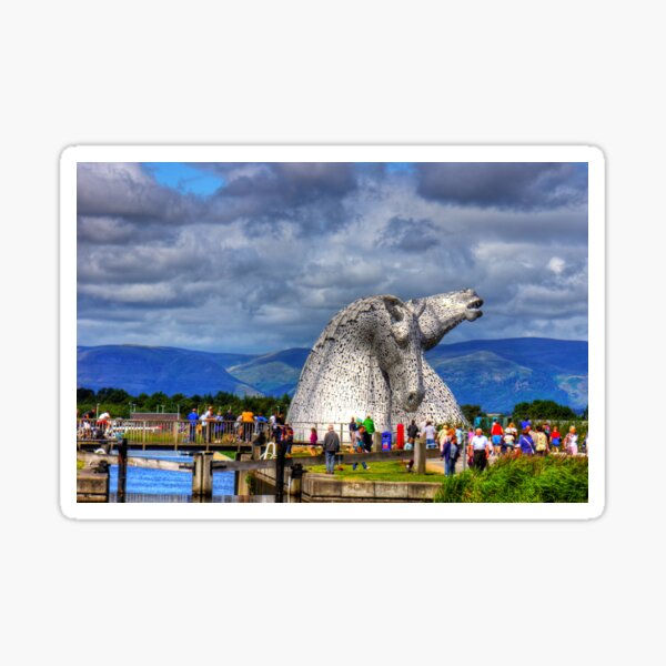 Item preview, Crowds at the Kelpies designed and sold by tomg.