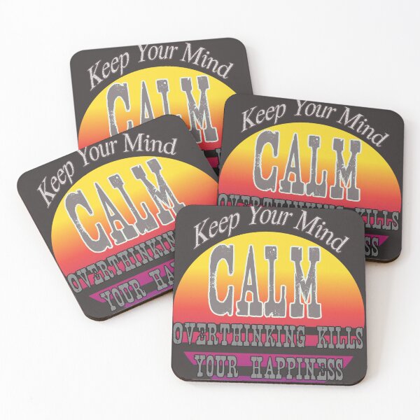 Item preview, Overthinking kills your happiness, keep you mind calm. designed and sold by DesignMod.