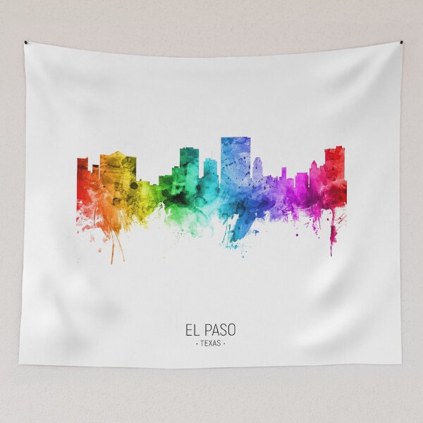 Item preview, El Paso Texas Skyline designed and sold by ArtPrints.