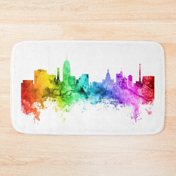 Item preview, Lansing Michigan Skyline designed and sold by ArtPrints.