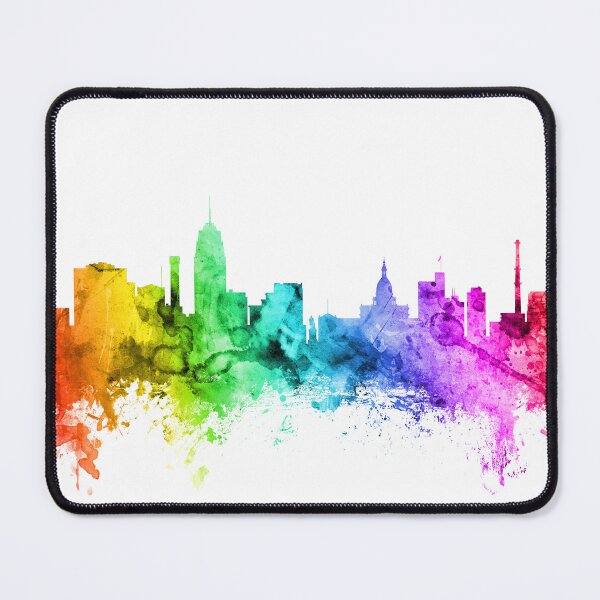Item preview, Lansing Michigan Skyline designed and sold by ArtPrints.