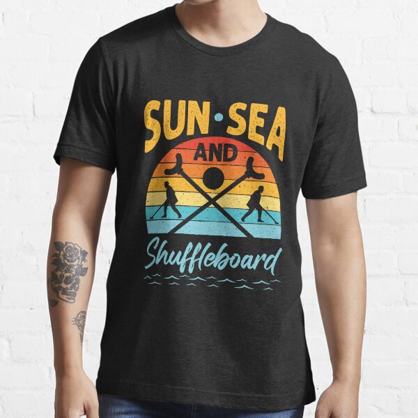"Sun Sea and Shuffleboard Cruise Vacation" Tshirt for Sale by jaygo