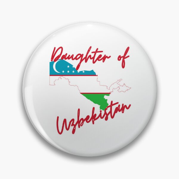 Item preview, Daughter of Uzbekistan Map Flag designed and sold by NovawayDirect.