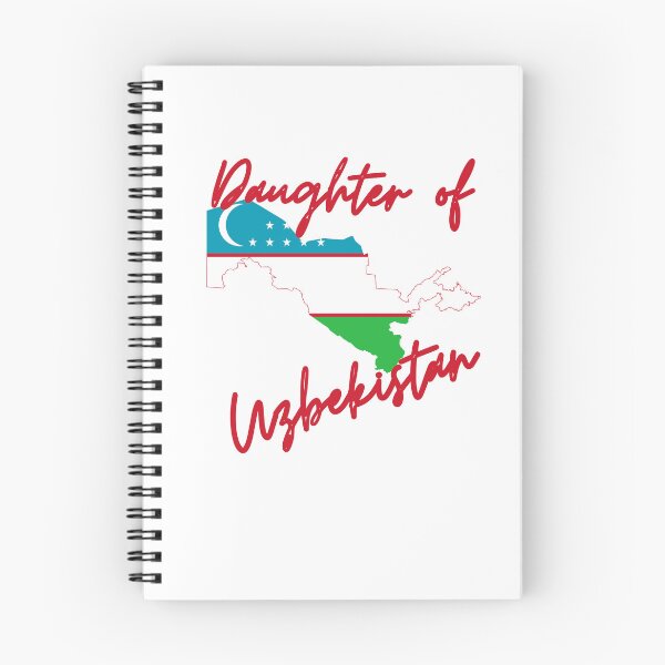 Item preview, Daughter of Uzbekistan Map Flag designed and sold by NovawayDirect.