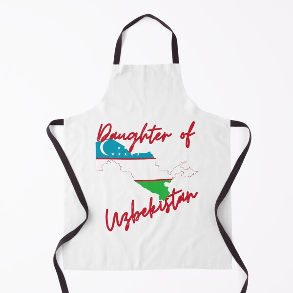 Item preview, Daughter of Uzbekistan Map Flag designed and sold by NovawayDirect.