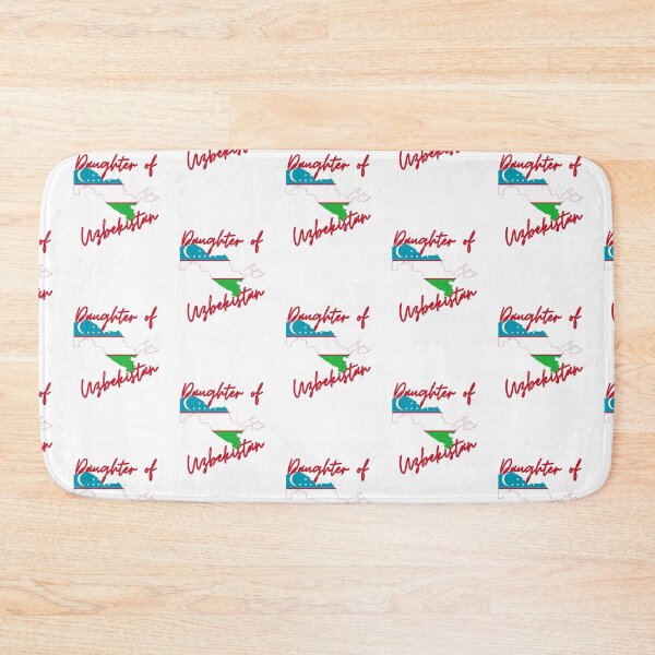 Item preview, Daughter of Uzbekistan Map Flag designed and sold by NovawayDirect.