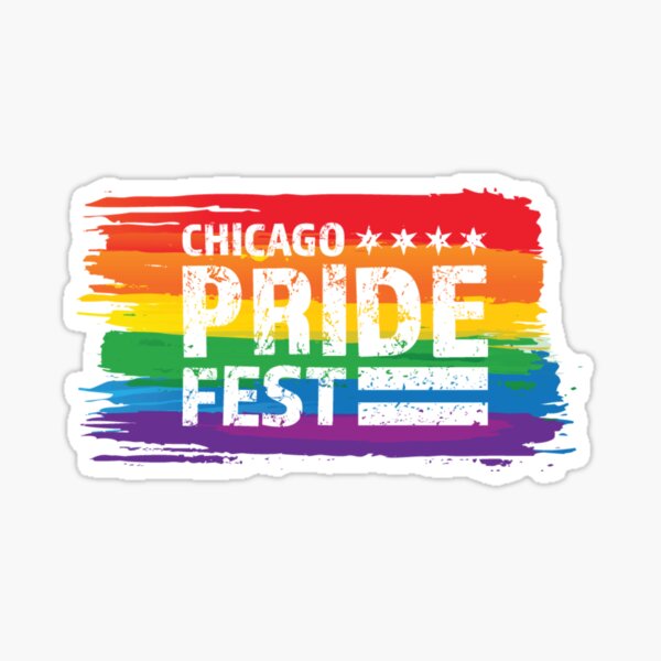 CHICAGO PRIDE FEST Sticker