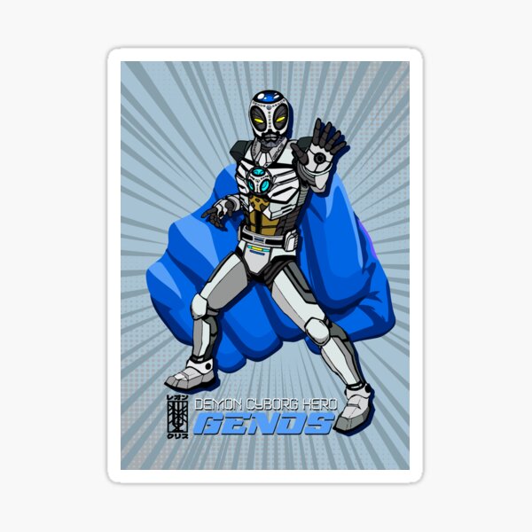 Item preview, DEMON CYBORG HERO: GENOS (Poster Edit) designed and sold by khriztianleon.